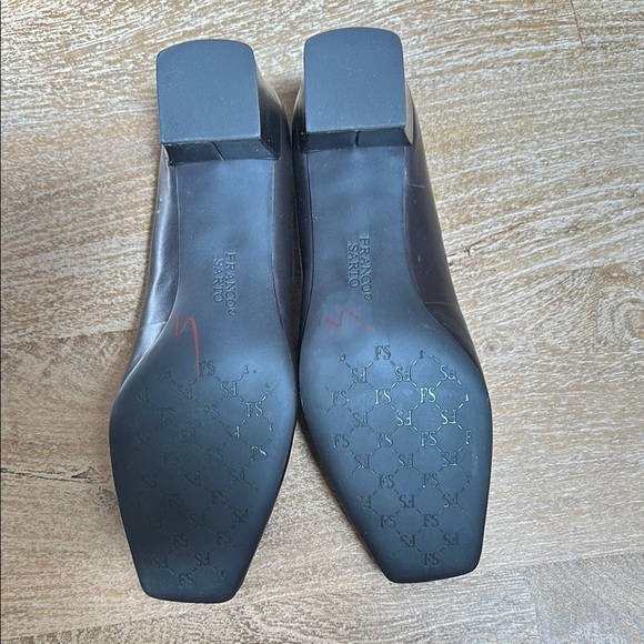 Franco Sarto Women's Black Leather Shoes 8 - Picture 7 of 7